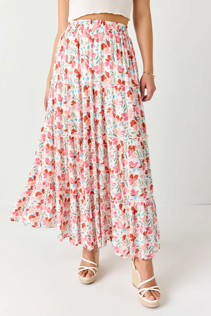 Josceline Printed Maxi Skirt