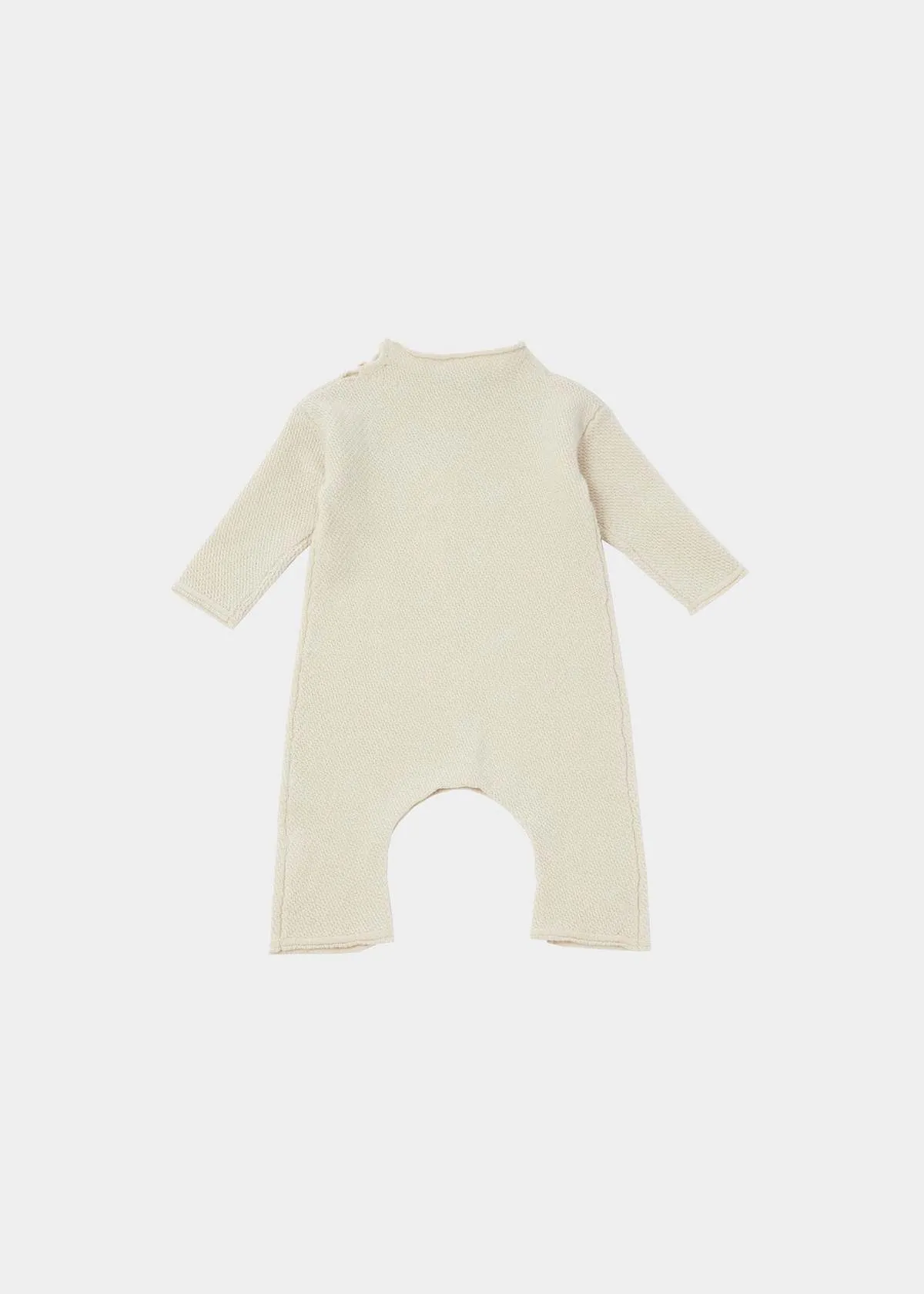 Kids Caramel Prion Romper - Buttermilk