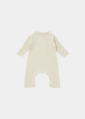 Kids Caramel Prion Romper - Buttermilk