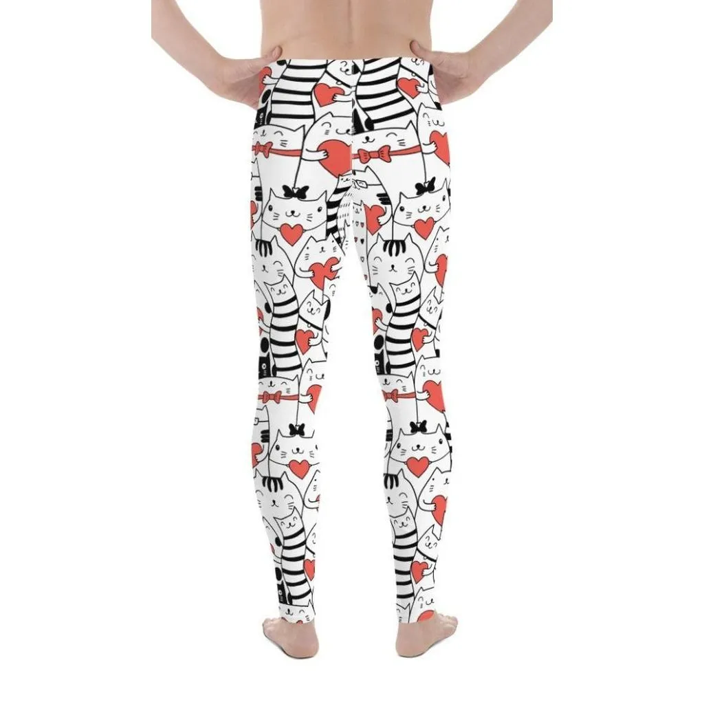 Kitties in Love Men's Leggings