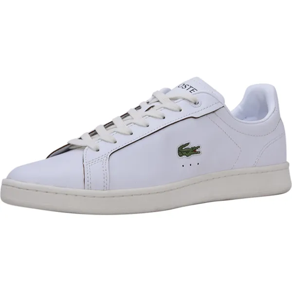 Lacoste Men's Carnaby-BL21-1 Sneakers Lace Up Low Top Black/White Sz. 13