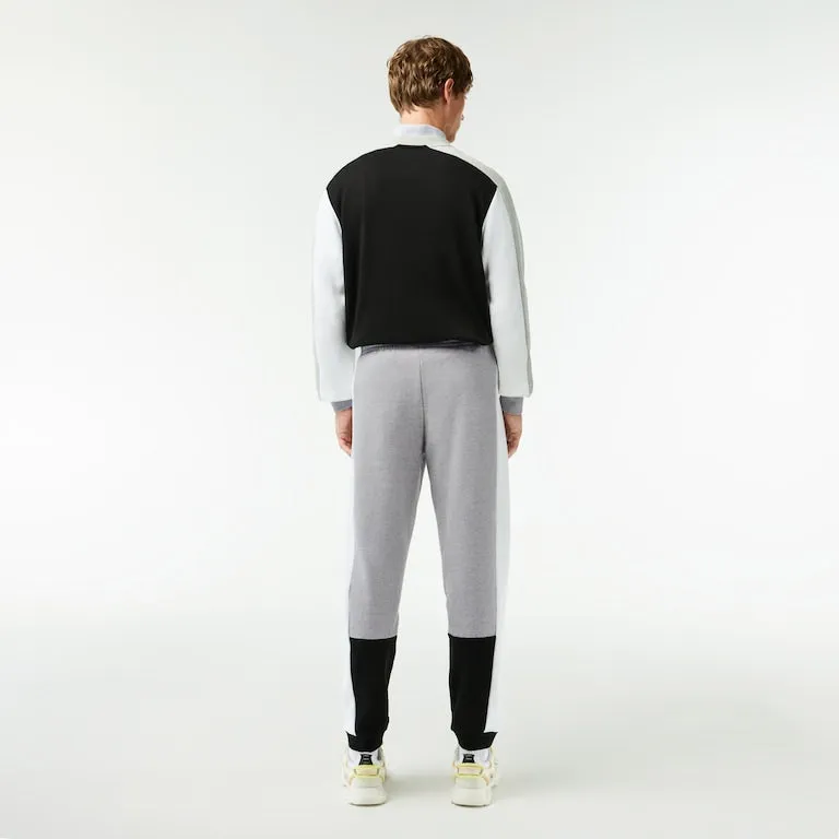 Lacoste Men's Regular Fit Colorblock Joggers 'GREY' XH1300 51 SJ1