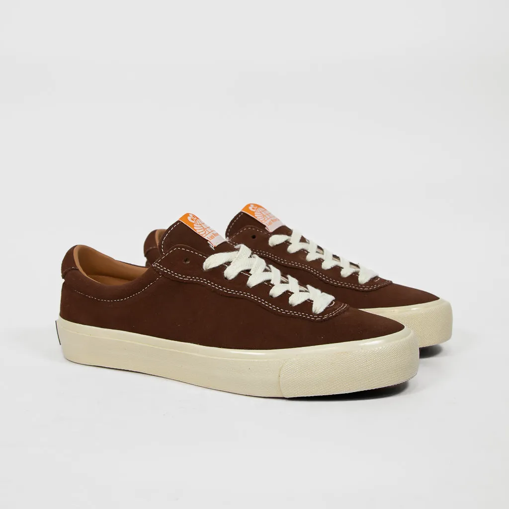 Last Resort AB - VM001 Suede Lo Shoes - Chocolate Brown / White