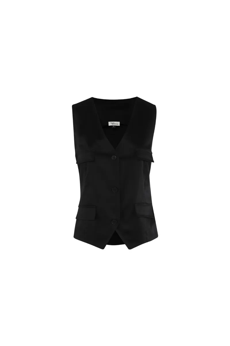   Laura Aparicio Fitted Vest - Army Green  