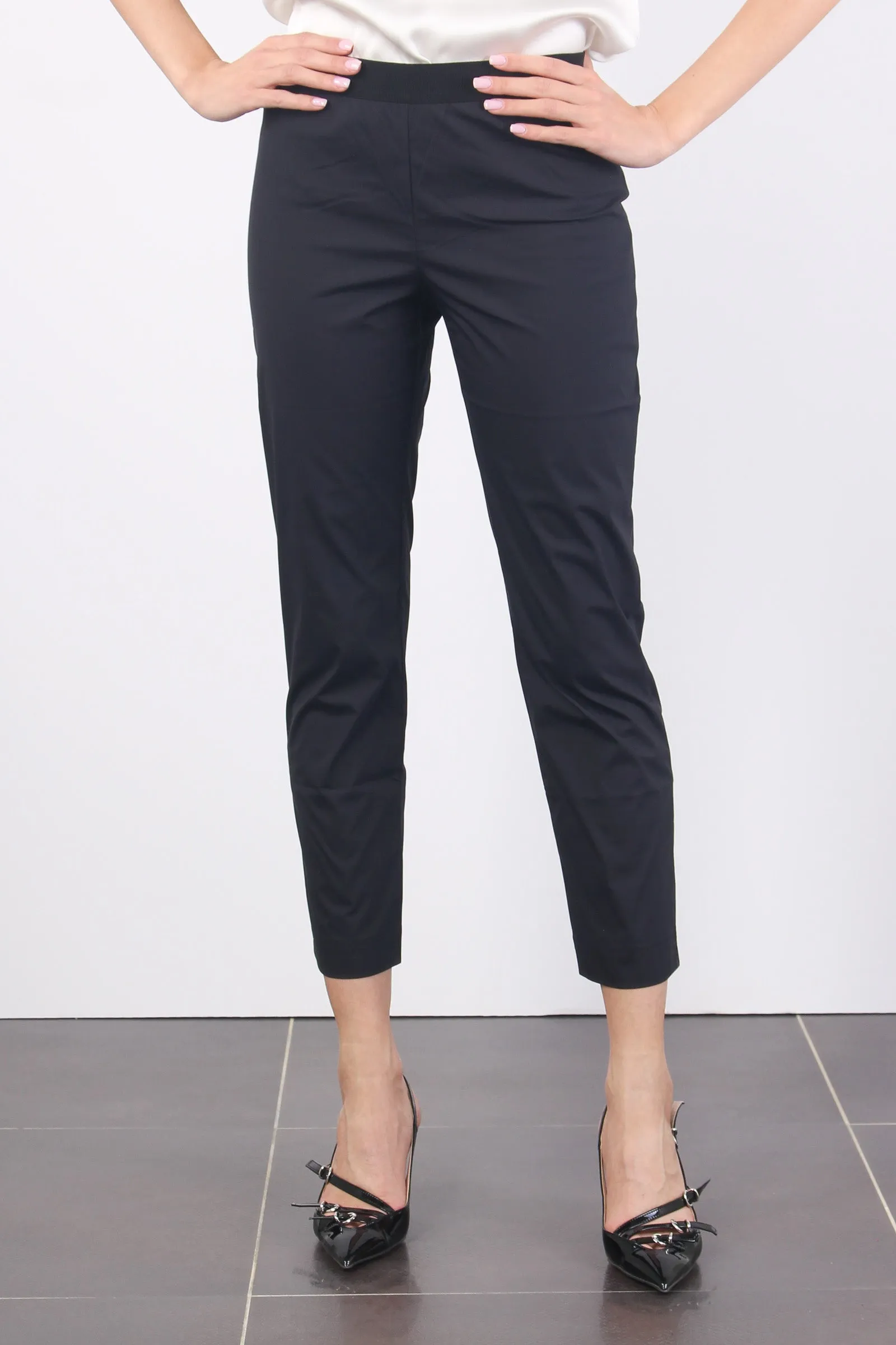 Leggings Popeline Nero