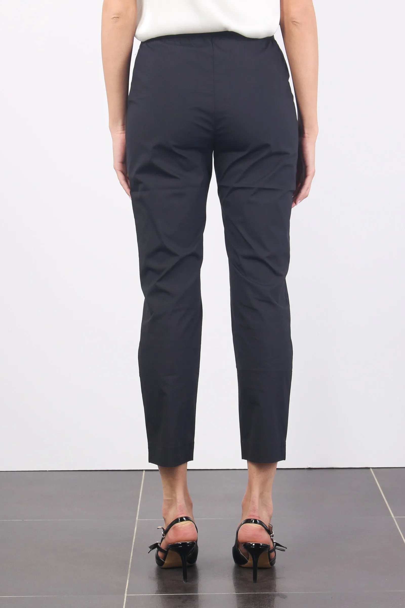 Leggings Popeline Nero