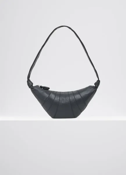 Lemaire  Asphalt Medium Nappa Leather Croissant Bag