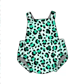 Leopard Spiderweb Unisex Baby Romper