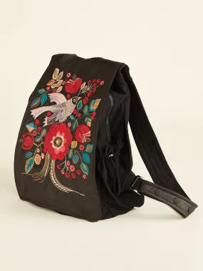 Linen-Cottton Embroidery Bag