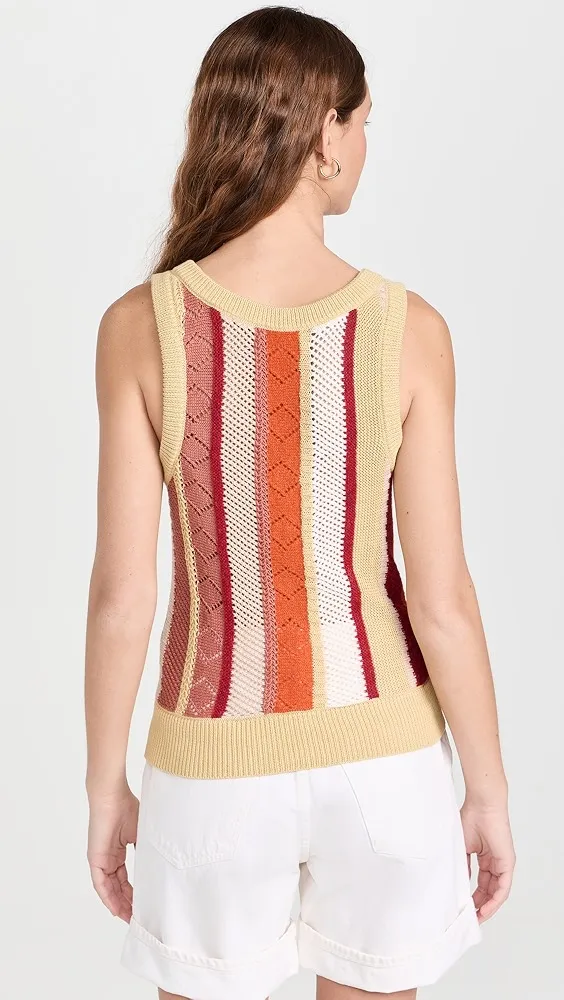 Lingua Franca   Merrill Striped Tank 