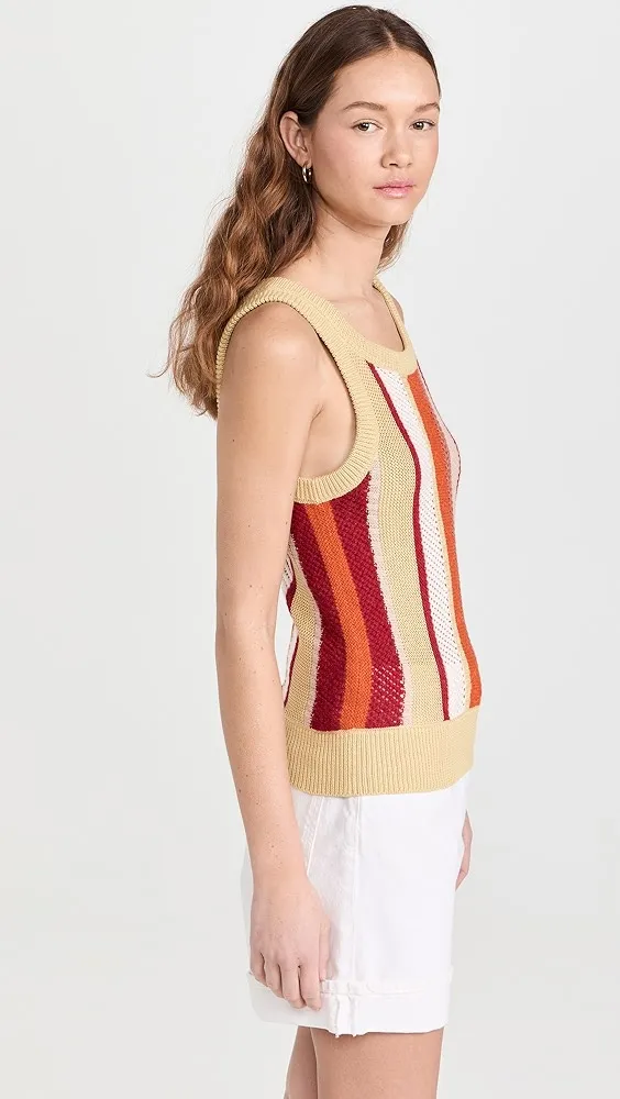 Lingua Franca   Merrill Striped Tank 