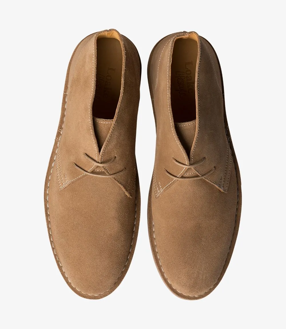 LOAKE Sahara Desert Boot - Tan Suede