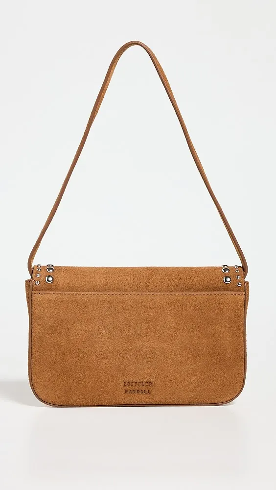 Loeffler Randall   Stefania Baguette Shoulder Bag with Lock Hardware 