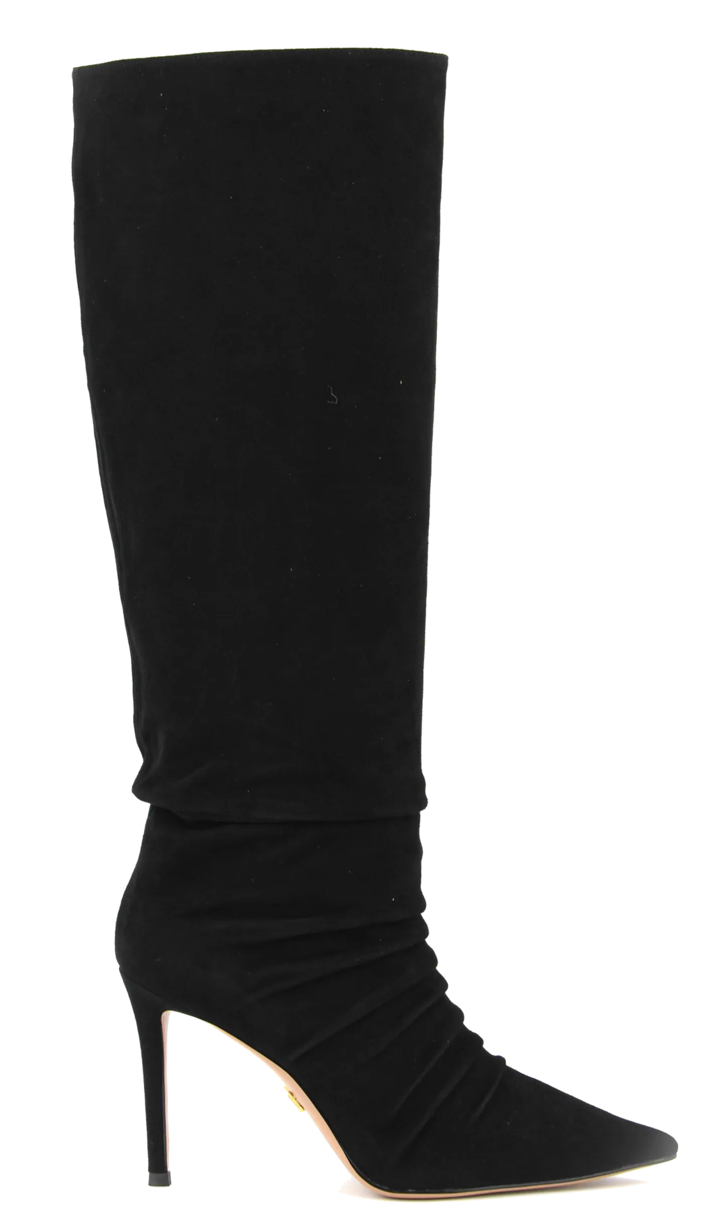 LOLA CRUZ  LOLA CRUZ HIGH BOOT BLACK SUEDE