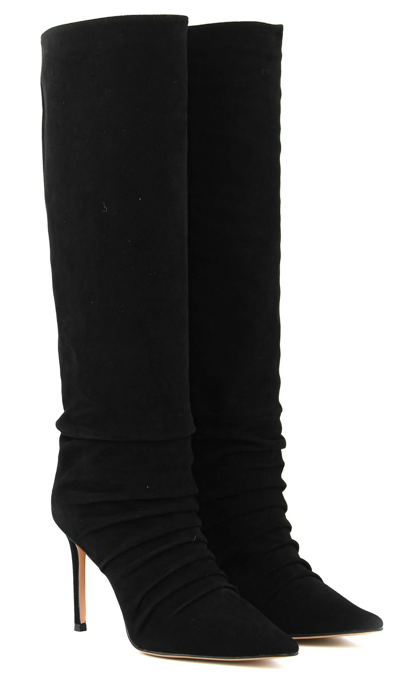 LOLA CRUZ  LOLA CRUZ HIGH BOOT BLACK SUEDE