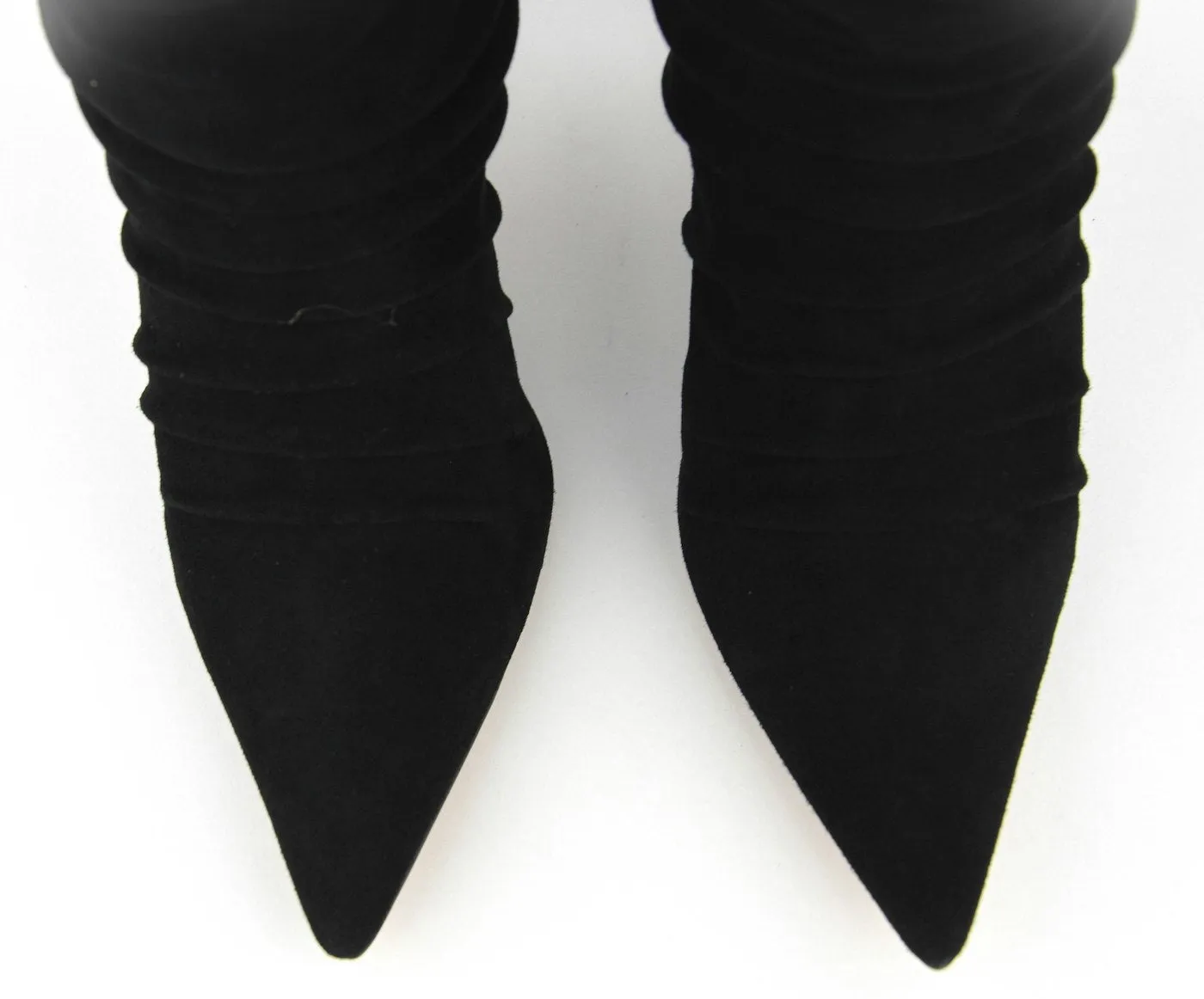 LOLA CRUZ  LOLA CRUZ HIGH BOOT BLACK SUEDE