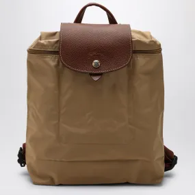 Longchamp    Longchamp Le Pliage Original Fawn Coloured Backpack M