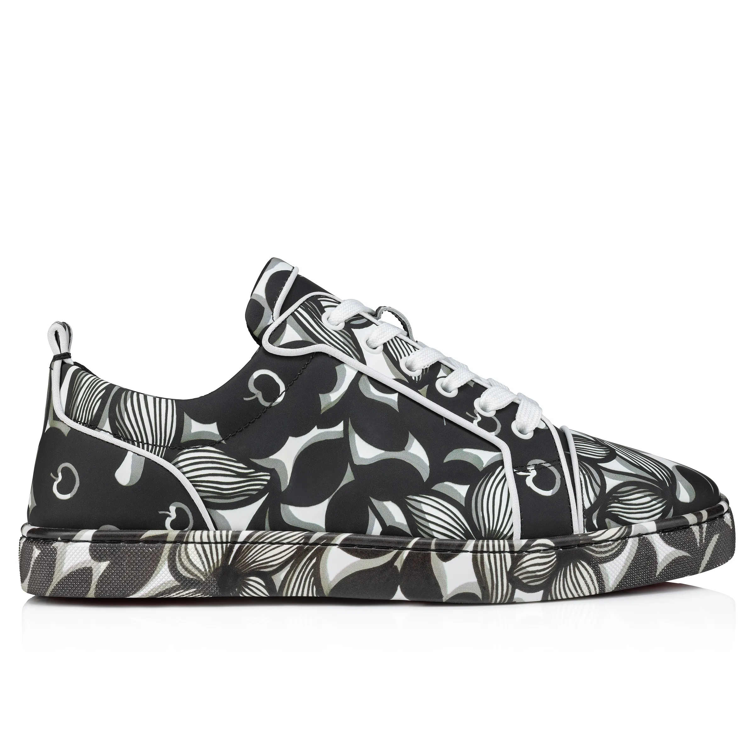 Louis Junior Orlato Sneakers - Petunia printed calf and rubber - Black - Men