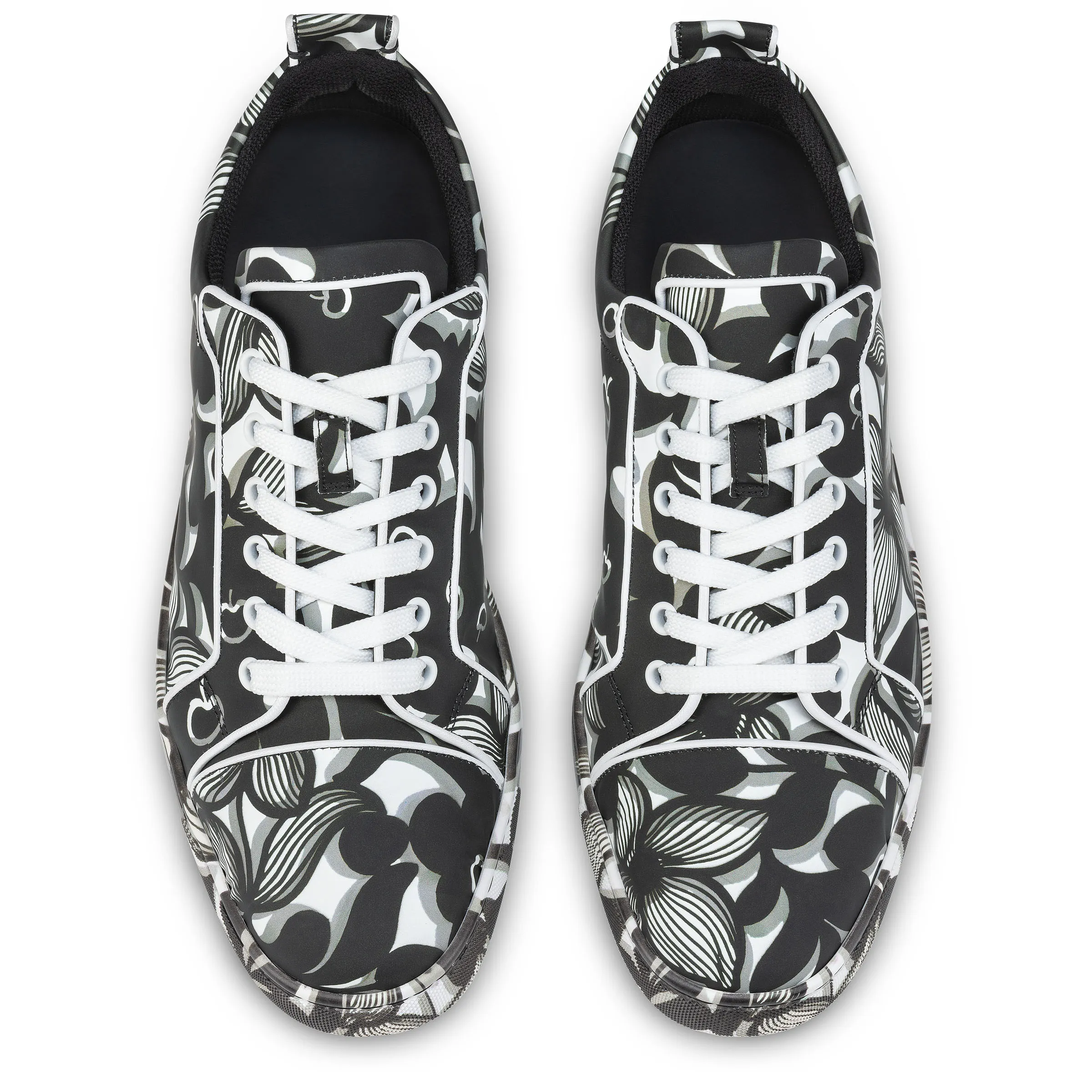 Louis Junior Orlato Sneakers - Petunia printed calf and rubber - Black - Men