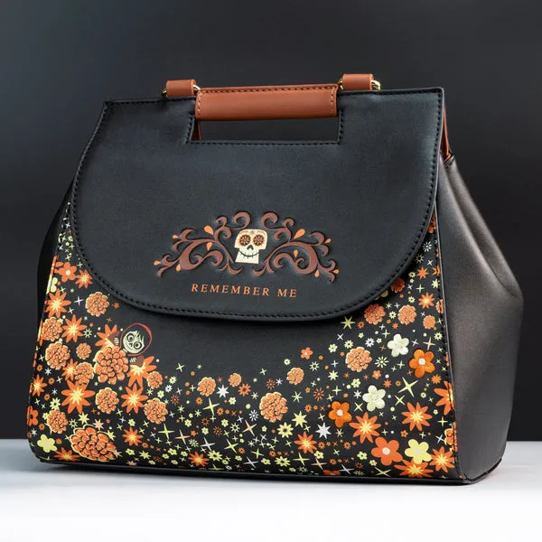 Loungefly x Disney Pixar Coco Remember Me Floral Handbag