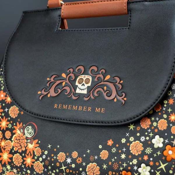 Loungefly x Disney Pixar Coco Remember Me Floral Handbag