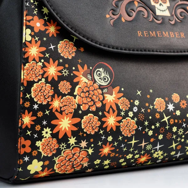 Loungefly x Disney Pixar Coco Remember Me Floral Handbag