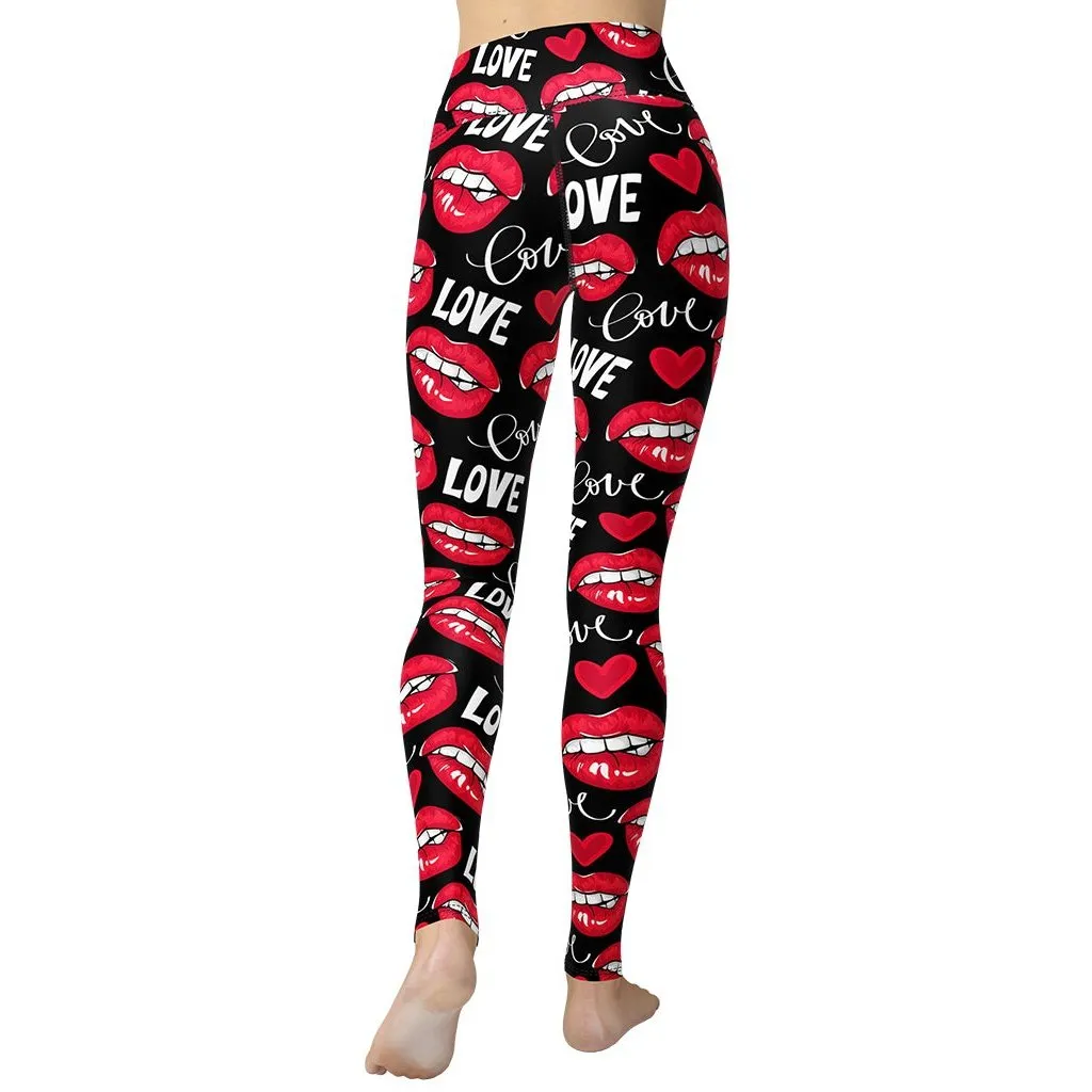 Love & Kisses Yoga Leggings