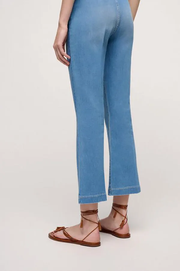 Luisa Spagnoli ALCALINO CROPPED FLARED JEANS