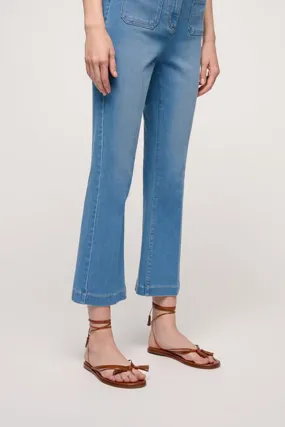 Luisa Spagnoli ALCALINO CROPPED FLARED JEANS