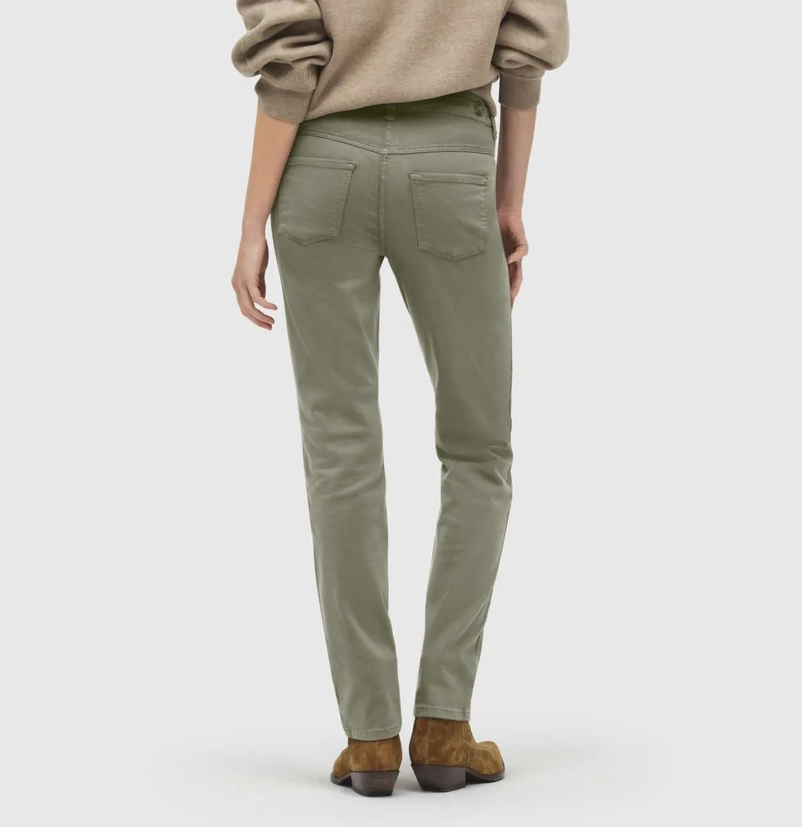 MAC DREAM Straight Jeans in Olive Night 