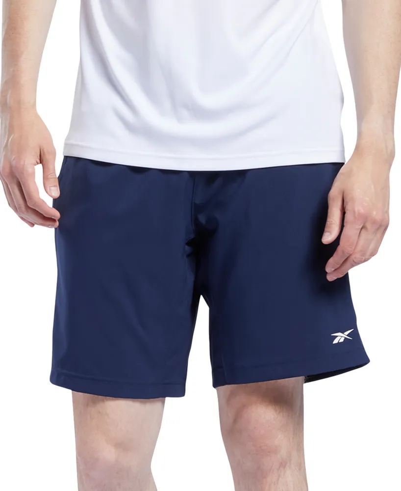 Macy's Reebok Men's Regular-Fit Moisture-Wicking 9" Woven Drawstring Shorts