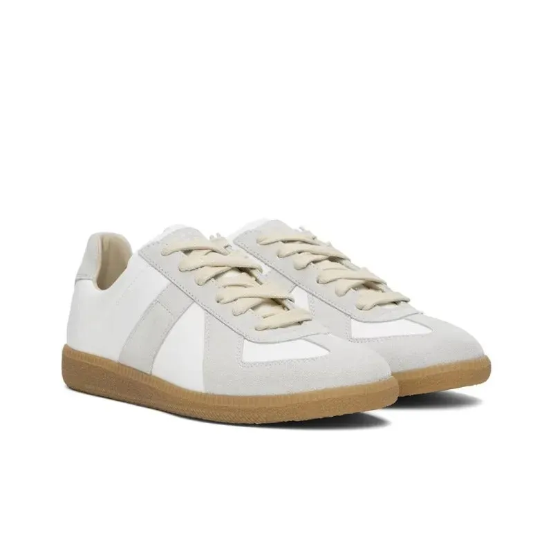     Maison Margiela   Calfskin Replica Retro German Training Sneakers