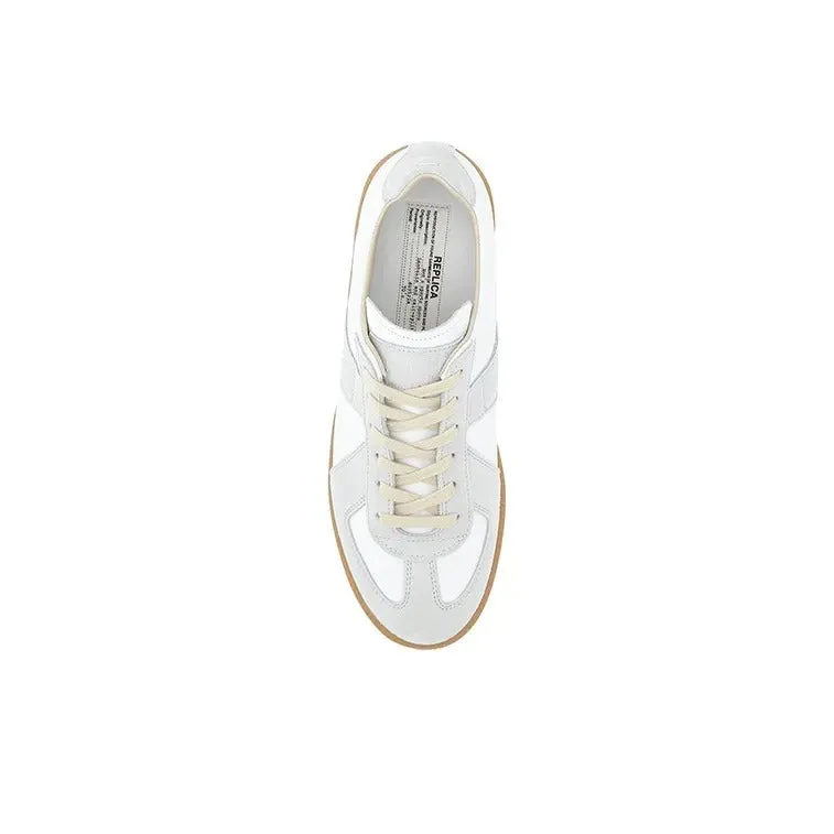     Maison Margiela   Calfskin Replica Retro German Training Sneakers