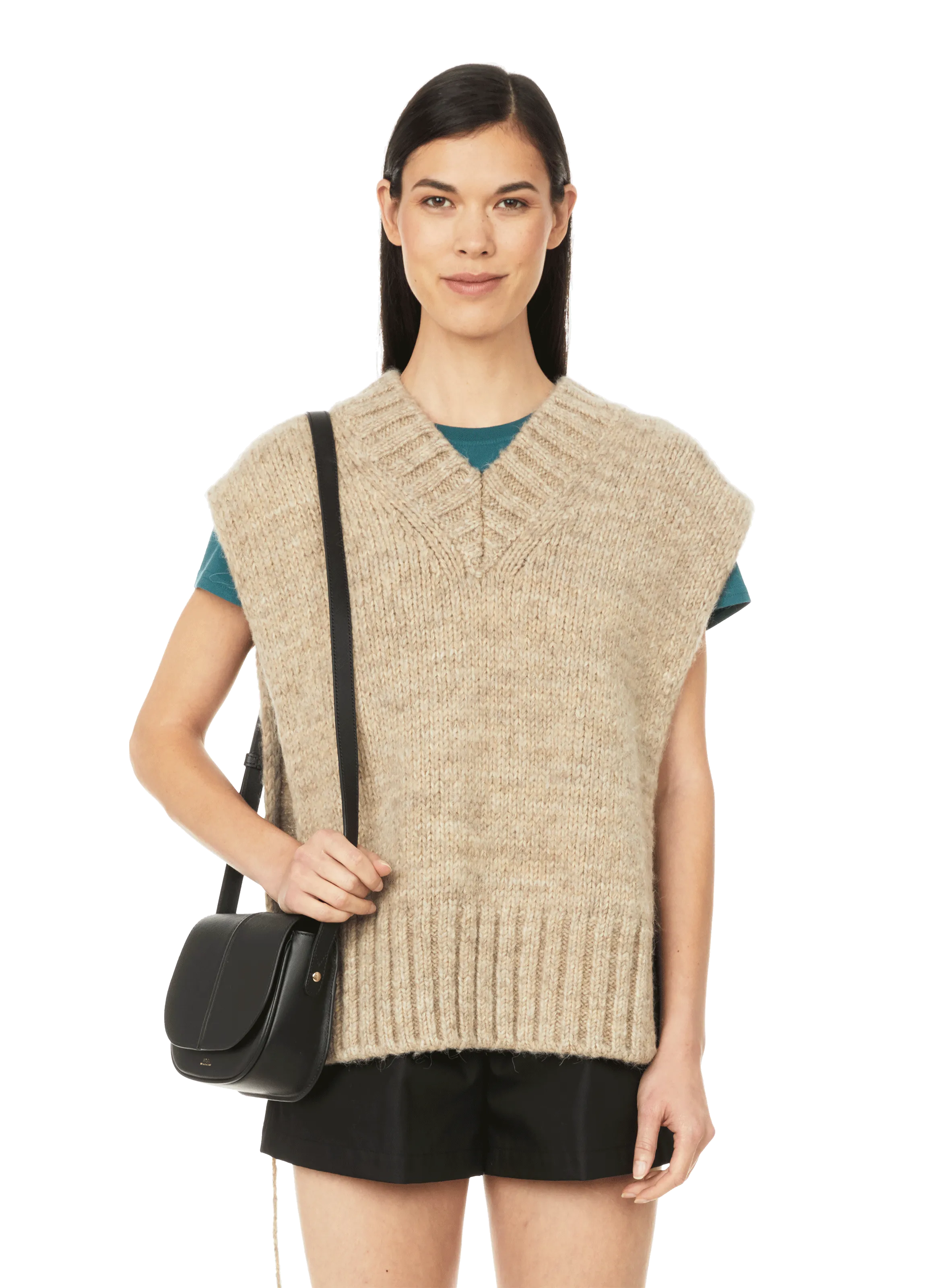 Maison margiela  Chunky knit vest - Beige