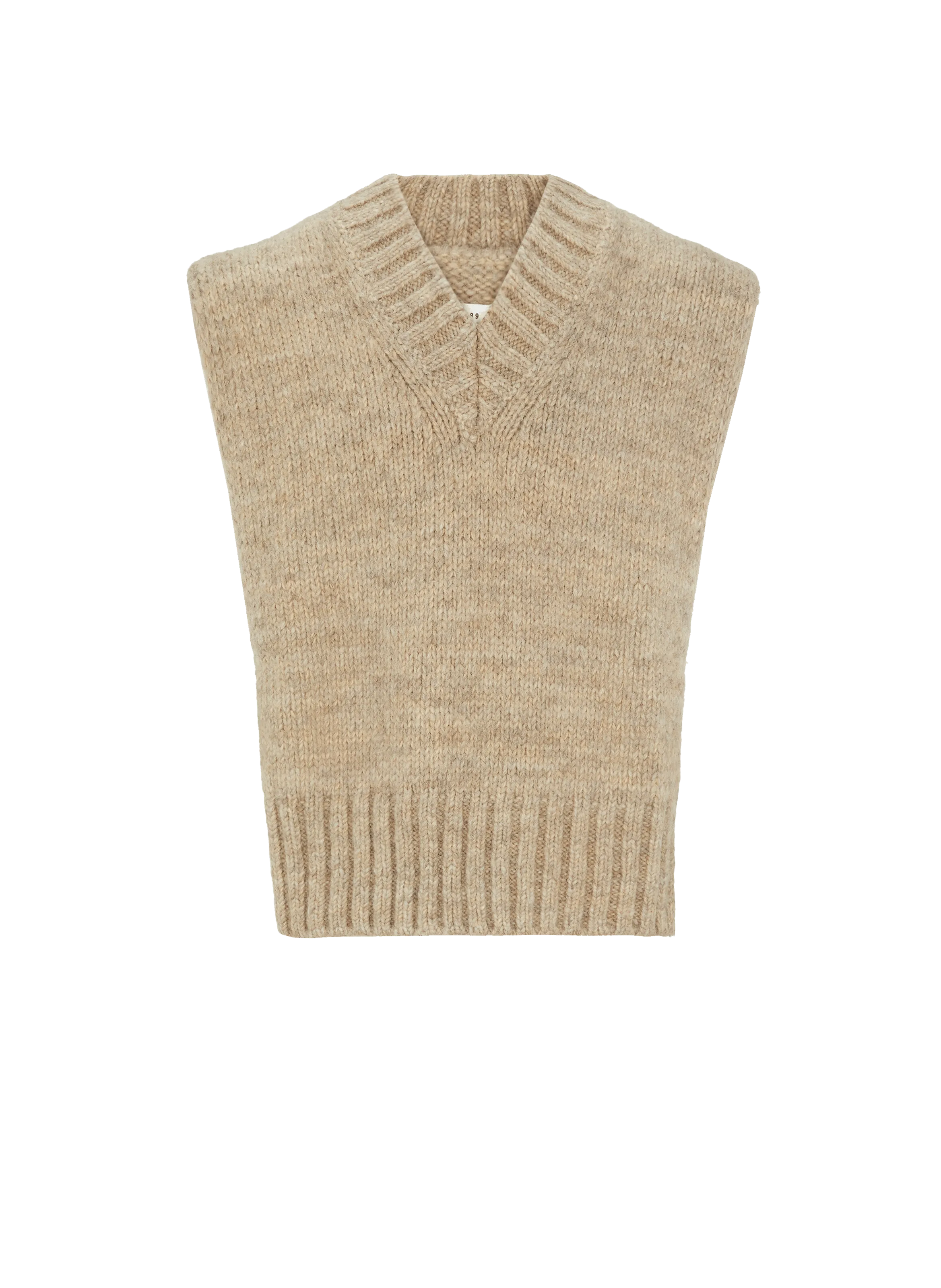 Maison margiela  Chunky knit vest - Beige