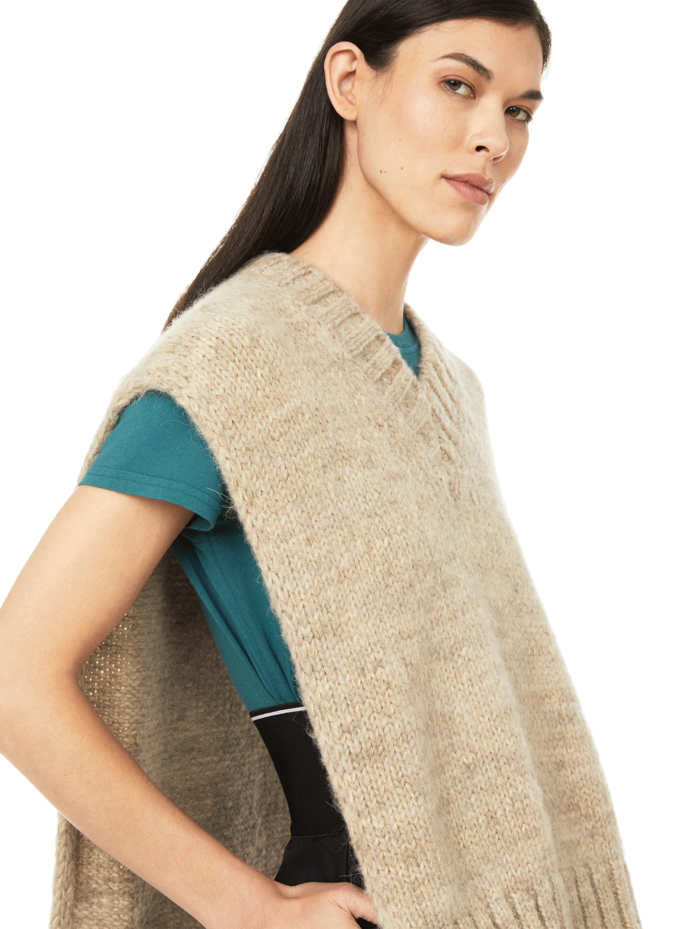 Maison margiela  Chunky knit vest - Beige