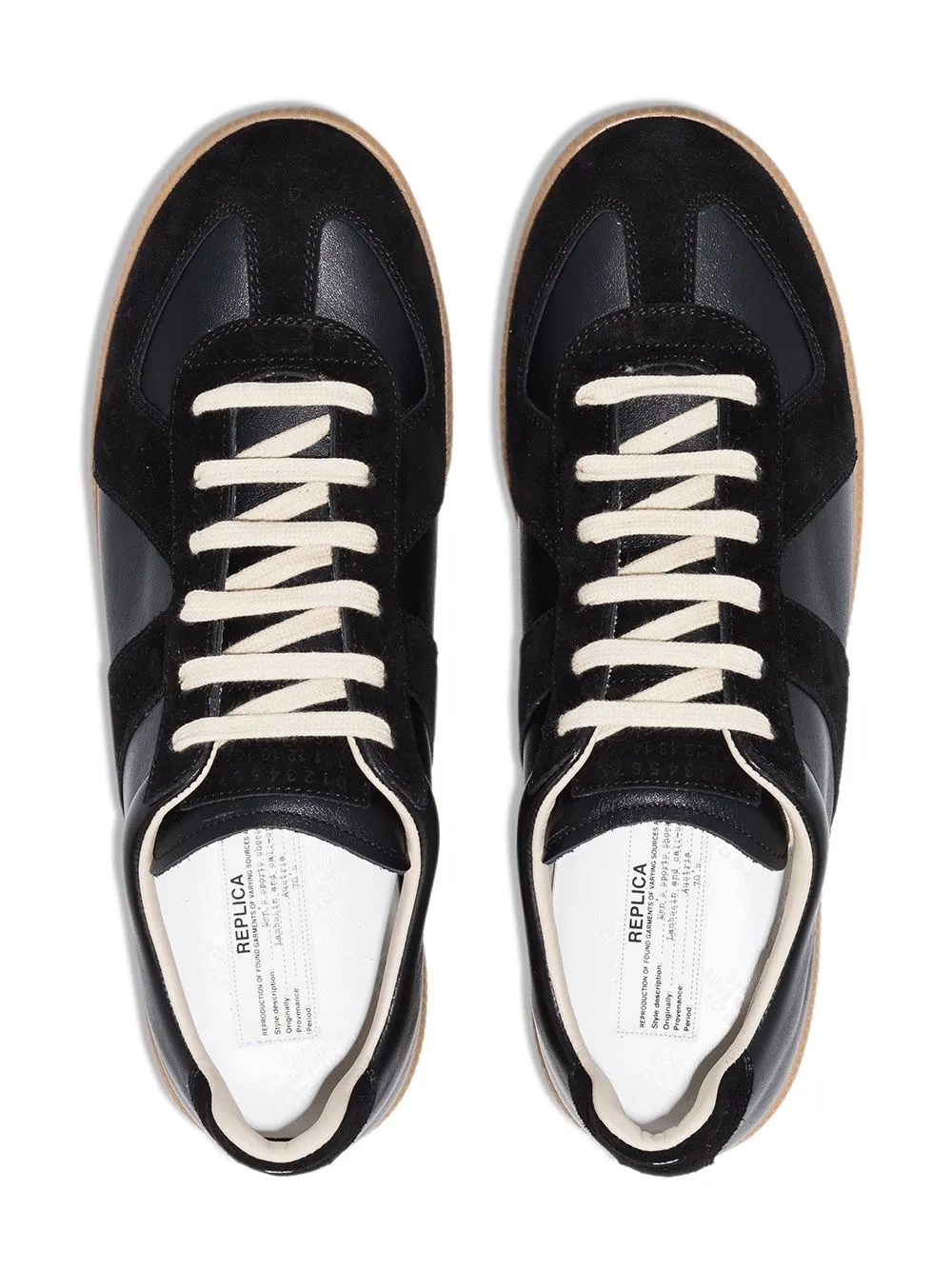 Maison Margiela    Maison Margiela Replica Leather Sneakers