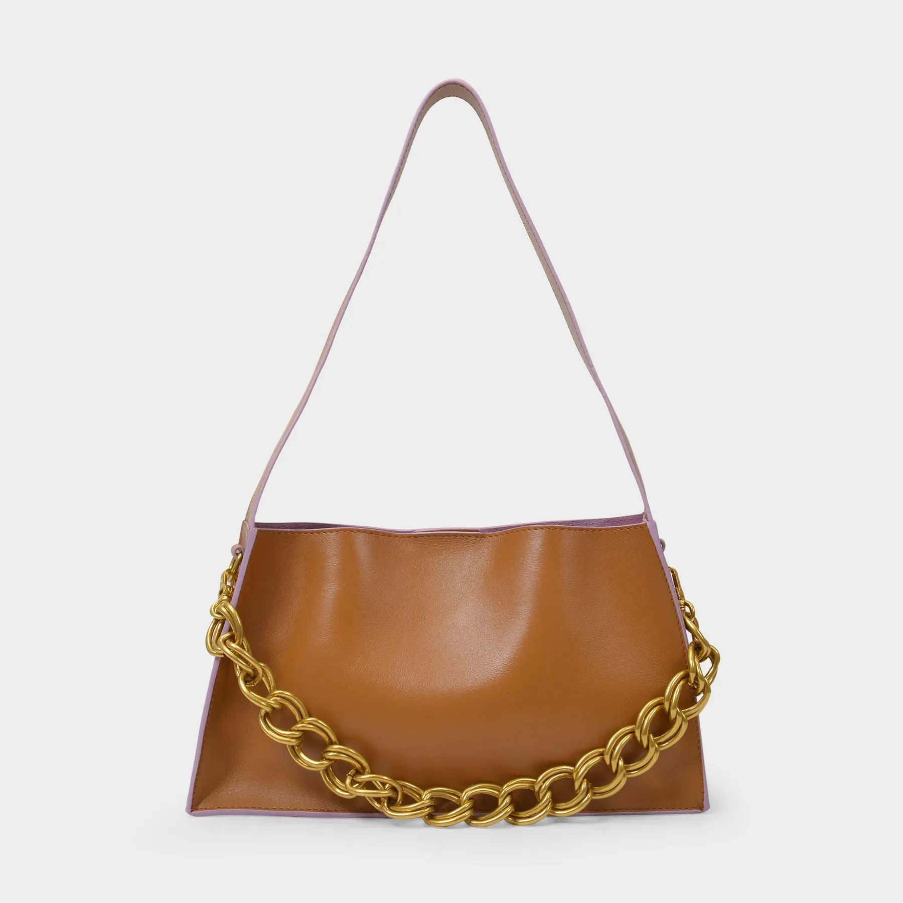 Manu Atelier  Kesme Bag in Beige Leather