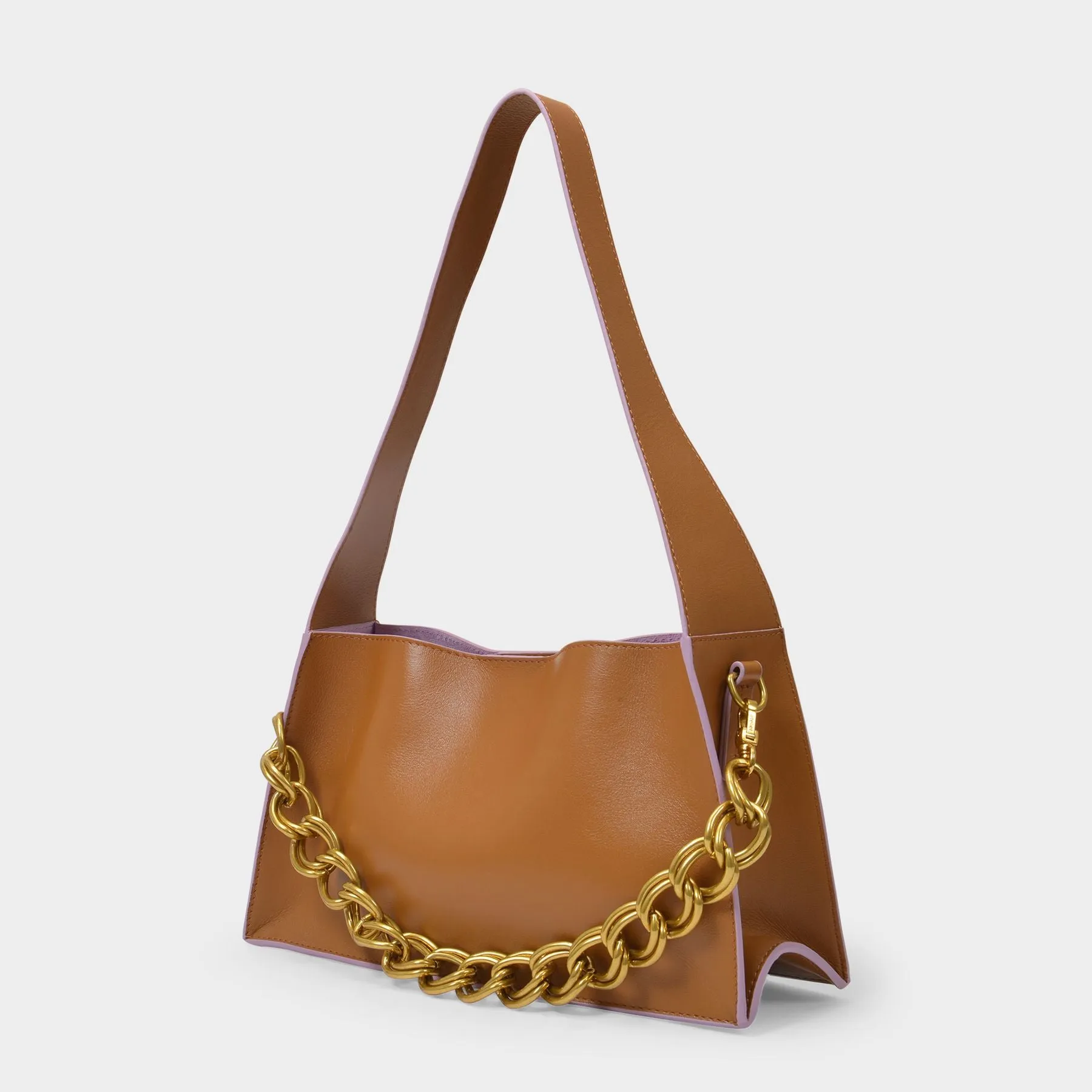 Manu Atelier  Kesme Bag in Beige Leather