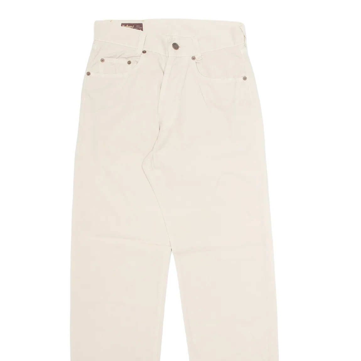 MARLBORO Womens Trousers Beige Regular Tapered W28 L31