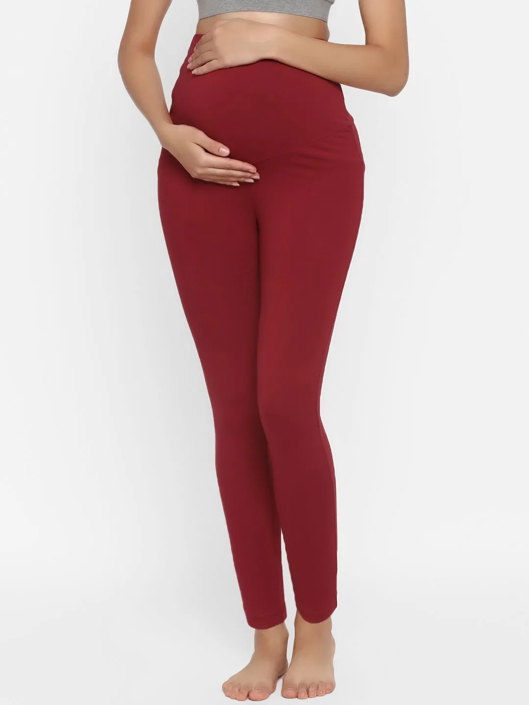 Maternity Leggings- Winter (French Terry Lined)