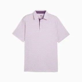 MATTR Palm Deco Men's Golf Polo | Crushed Berry-Pink Icing | PUMA SHOP ALL PUMA | PUMA 