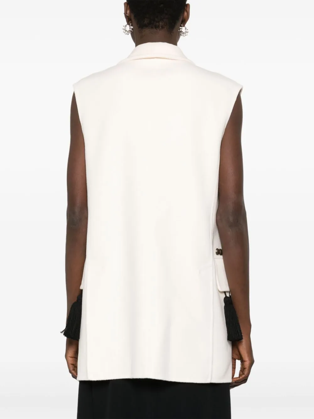 Max Mara    Max Mara Studded Wool Vest