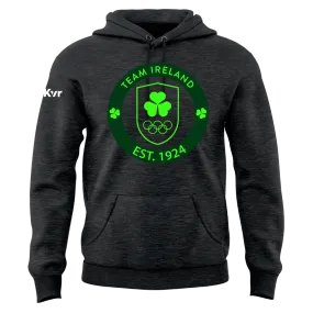 Mc Keever Team Ireland Big Logo Hoodie - Adult - Charcoal