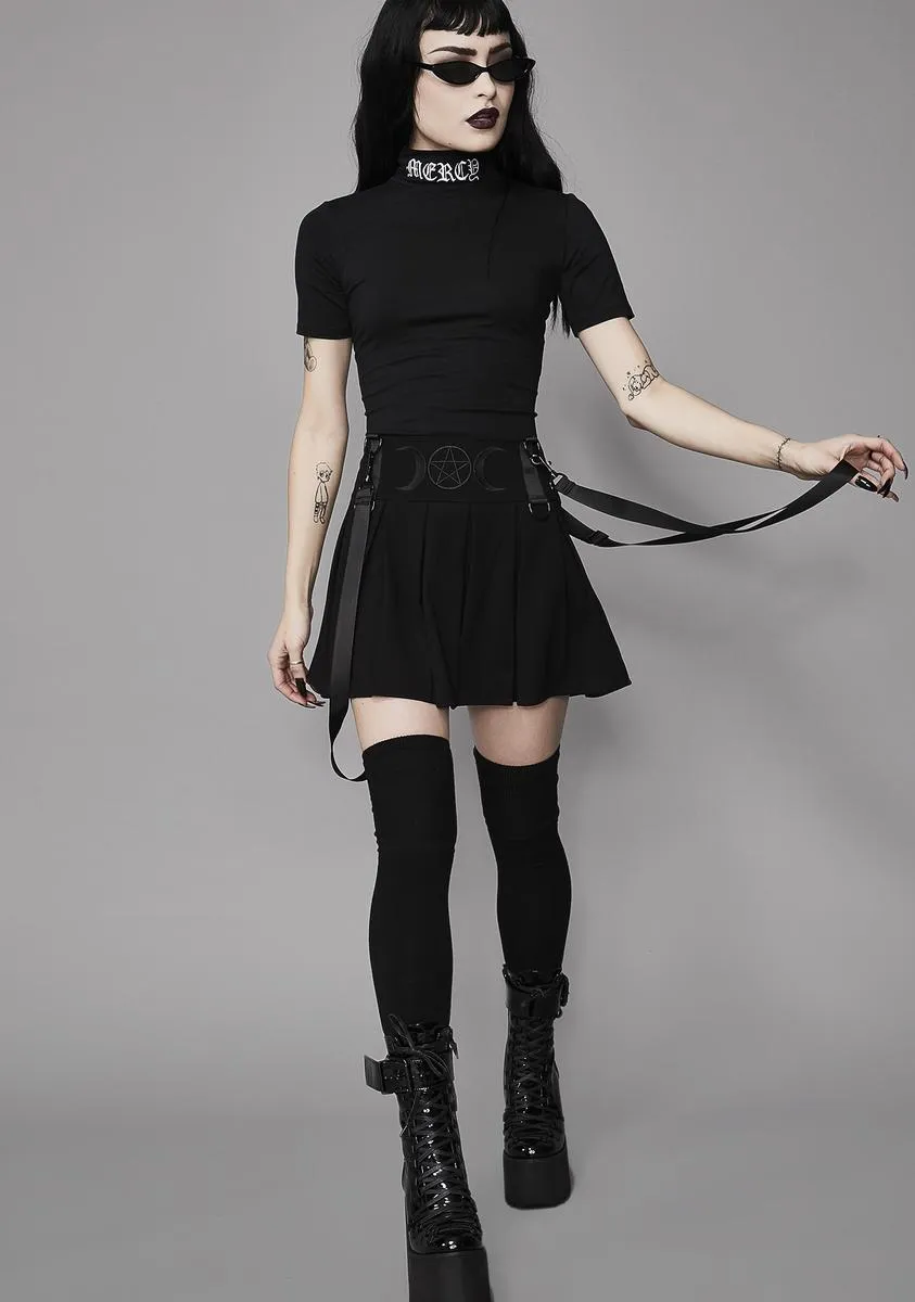 Menacing Magic Pleated Skirt-