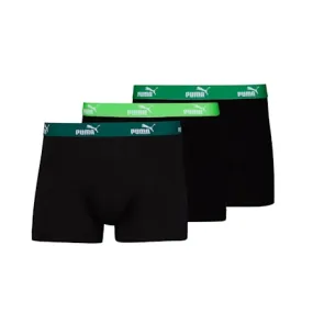 Men's Boxer Shorts 3 Pack | black / green | PUMA Men | PUMA 