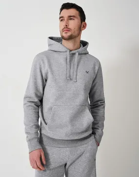 Men's Crossed Oars Hoodie - Grey from Crew Clothing Company