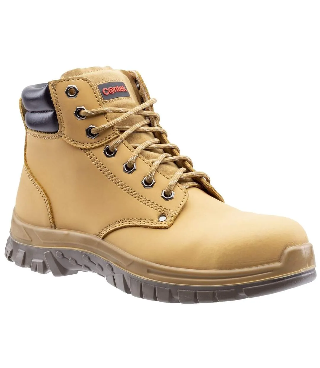 Mens fs339 s3 lace up safety boot honey Centek