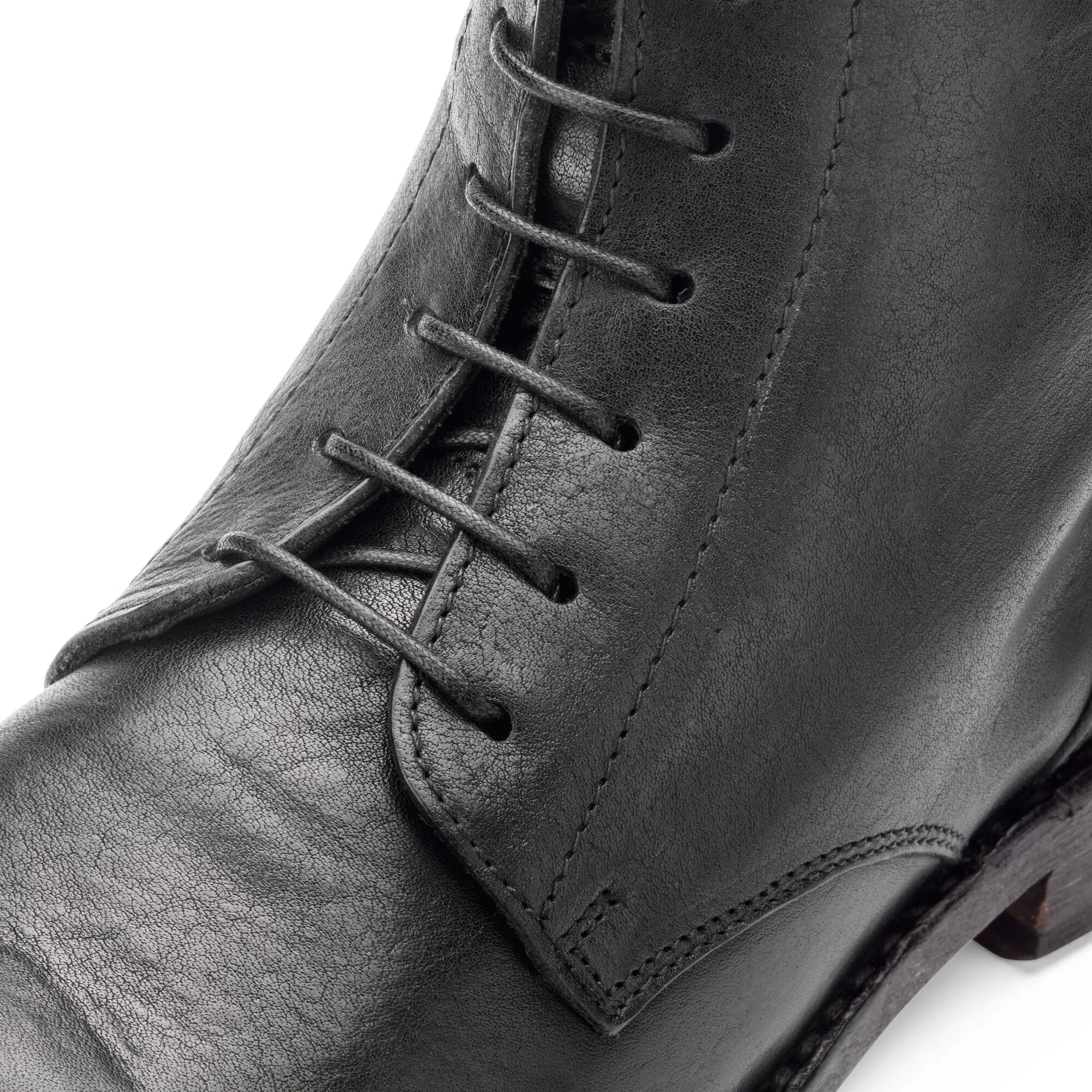 Men's lace-up boot, Black | Manufactum