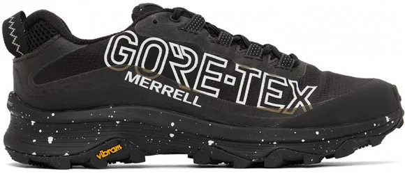 Merrell 1TRL Men's MOAB Speed GTX Sneakers in Triple Black